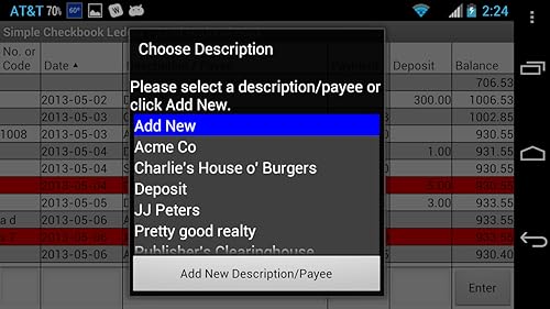 Simple Checkbook Ledger Free