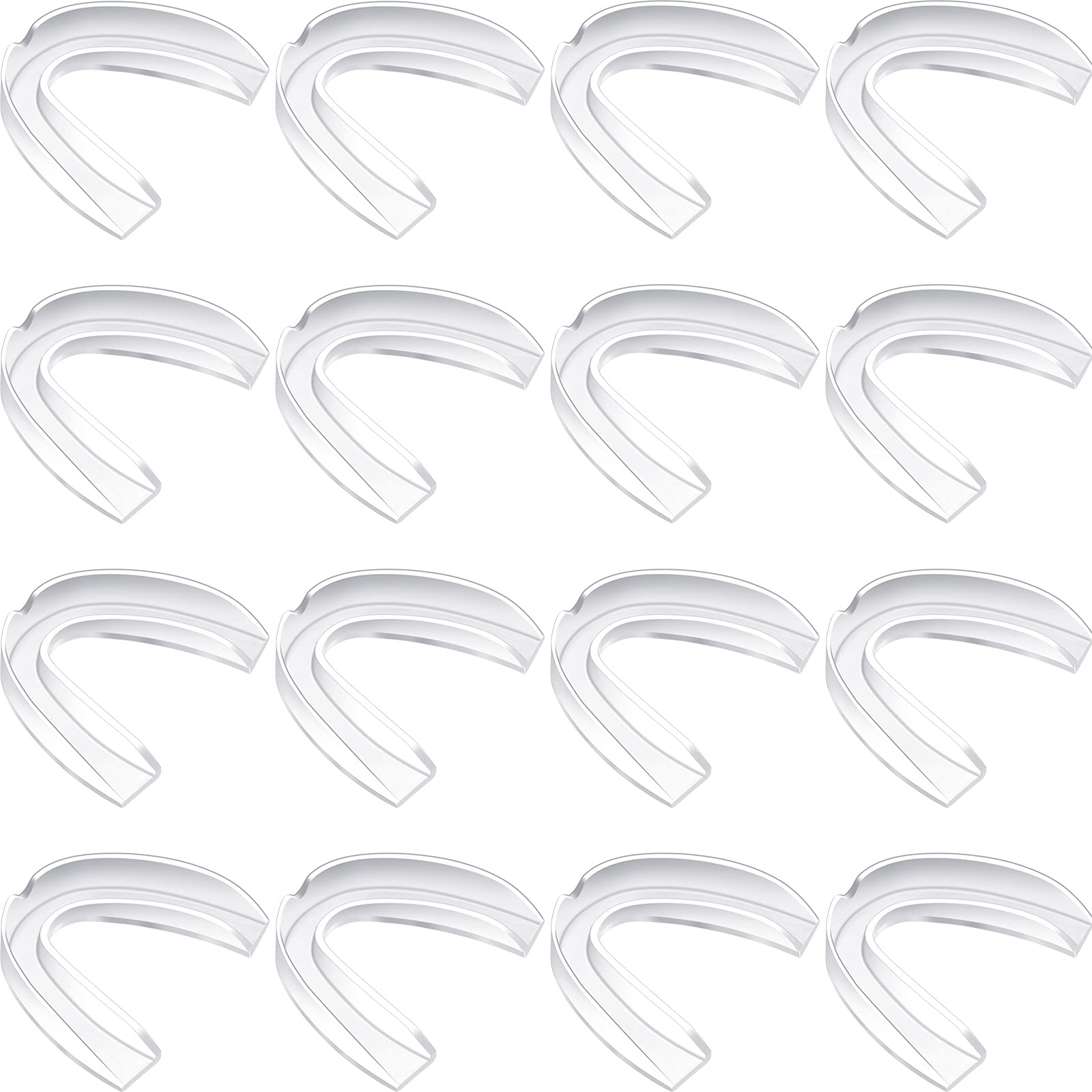 30 Pack Sports Mouth Guard Athletic Moldable Mouth Guard Boxing Protection for Adult Hockey Football Basketball Lacrosse Boxing(Clear)