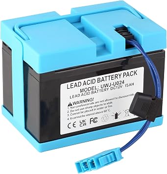 12V 15Ah Power Wheels Battery for Peg Perego John Deere Tractor, Battery for Ride-on Toy
