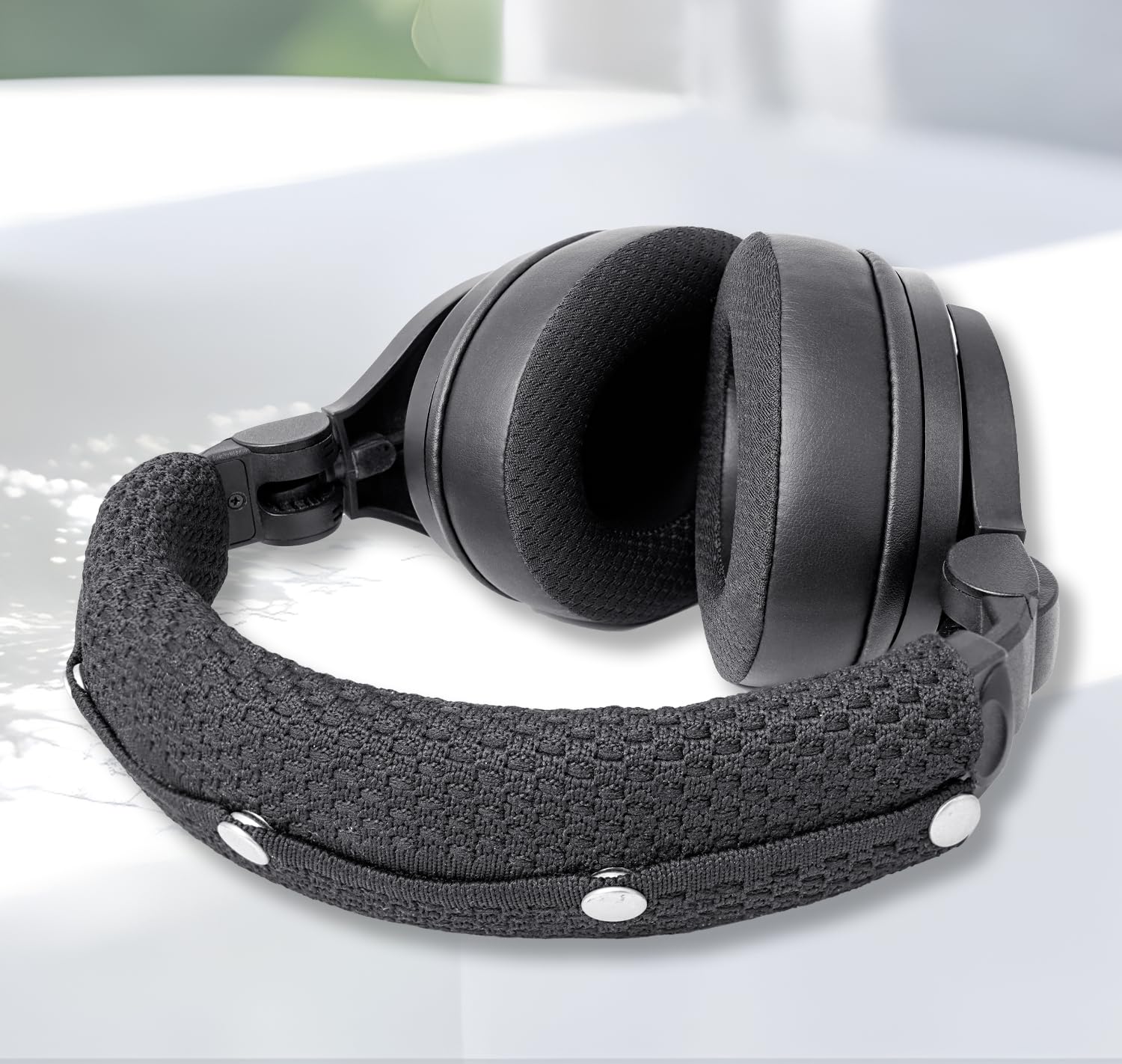 Almohadillas de Repuesto para Auriculares Sennheiser HD280/HD280-13/HD280-Pro/HD281/HMD280/HMD280 Pro/HMD280-13/HMD281/HMD281 Pro, Almohadillas con Espuma viscoelástica Mejorada, Color Negro
