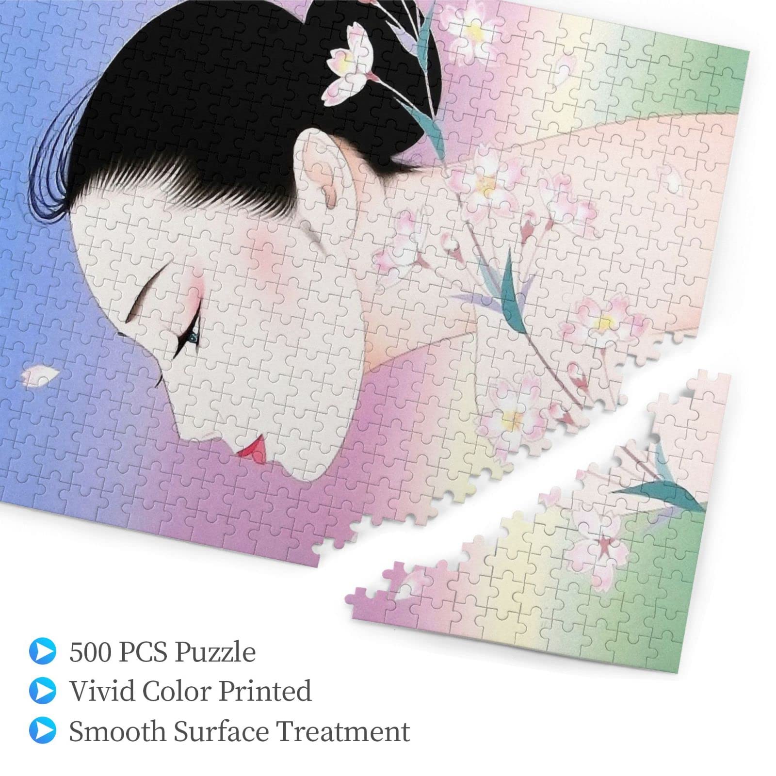 【中古パズル】鶴田一郎❀希少ジグソーパズル❀ノエビア完成品額付き 中古パズル】鶴田一郎❀希少ジグソーパズル❀ノエビア完成品額付き