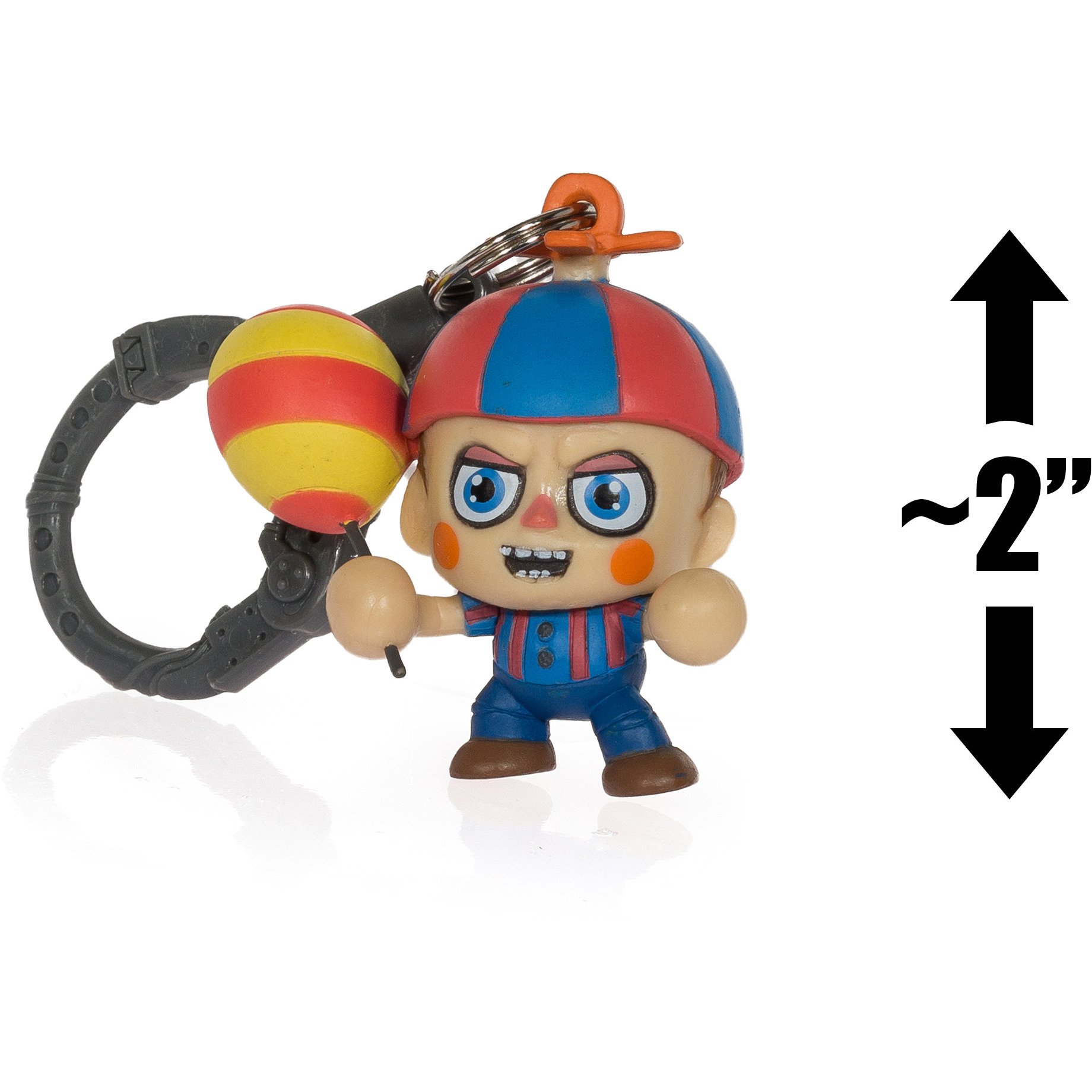 Amazon.com: Five Nights at Freddy's Balloon Boy: ~2" Mini-Figure Hanger + 1  Official FNAF Trading Card Bundle (098576) : Toys & Games