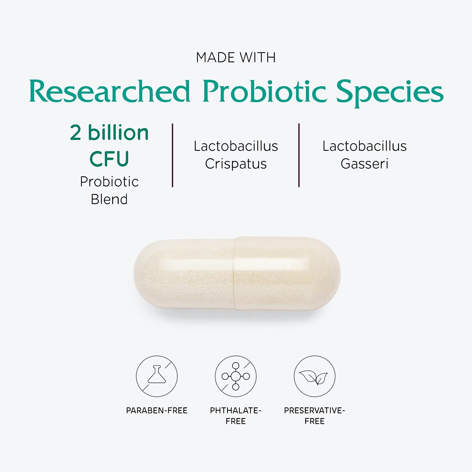 Vitanica Fresh V-Probiotics - Women's Probiotic for Vaginal Health - Contains Lactobacillus Gasseri - Free of Filler, Fragrances, Parabens, Preservatives & Artificial Colors - 30 Suppository Tablets - Image 4