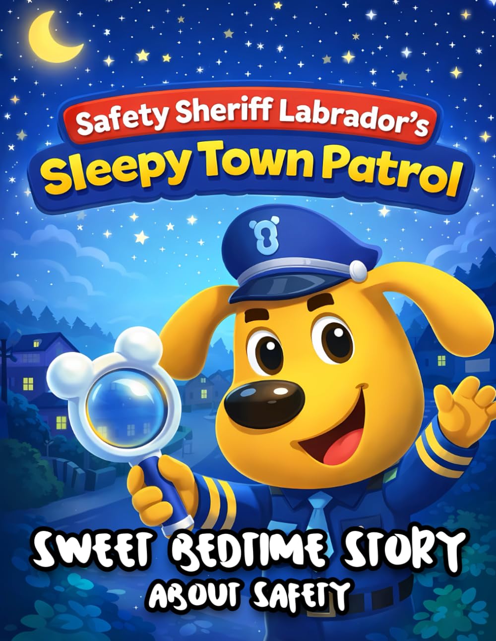 Safety Sheriff Labrador’s Sleepy Town Patrol: A Sweet Bedtime Story About Safety, Friendship, and Nighttime Adventures for Kids Ages 3–7