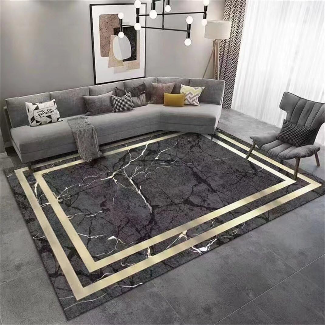 Tapis de salon doux 140x200cm pour salle de réception cosy