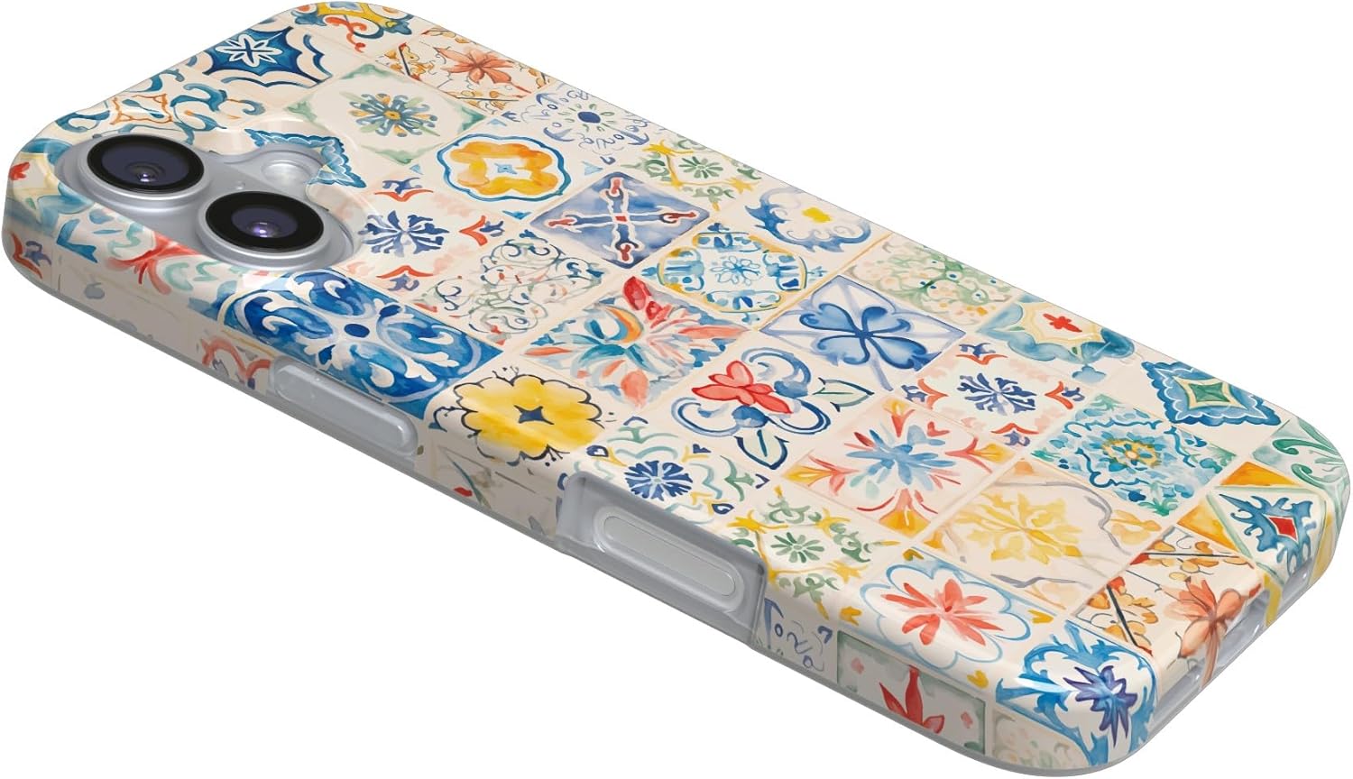 Casely iPhone 17 Case | Tuscan Tiles | Dolce Vita | Compatible with MagSafe | Classic Ultra Slim Design