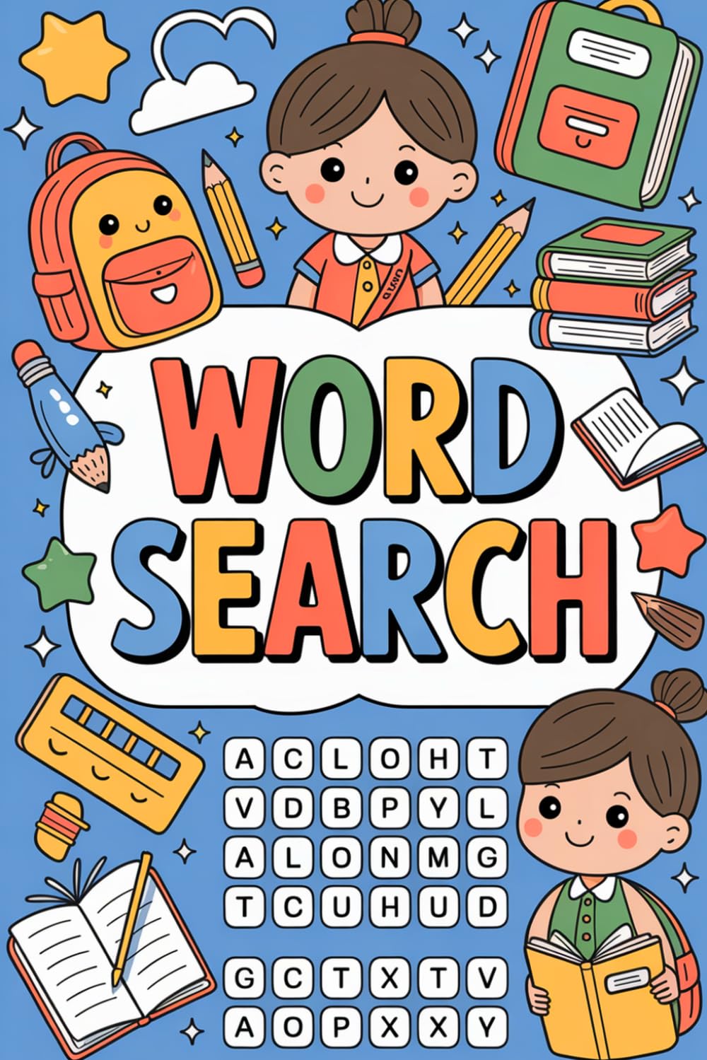 Back to School Word Search: Travel-Friendly Mind Wellness Puzzle Workbook for Teen Readers with Easy to Read