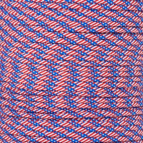 Paracord Planet 100 Foot Hanks of 550 Type III 7 Strand Paracord (USA Flag 100 Feet)