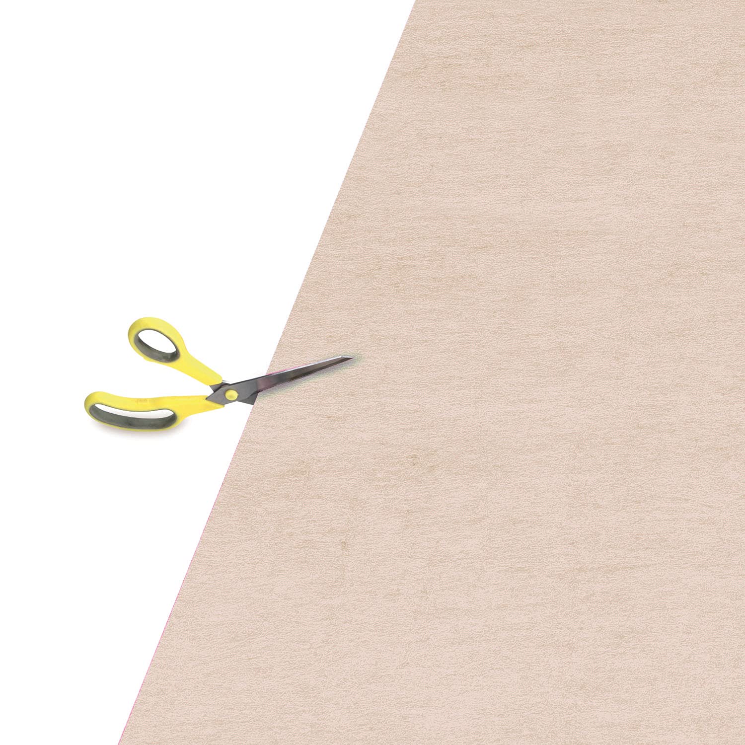 OLIVO.shop Tappeto per eventi, rotolo di tappeti, tappeto da matrimonio, cerimonia, festa, tappeto da esterno, passerella ROMOQU (avorio, 1 x 5 mt)