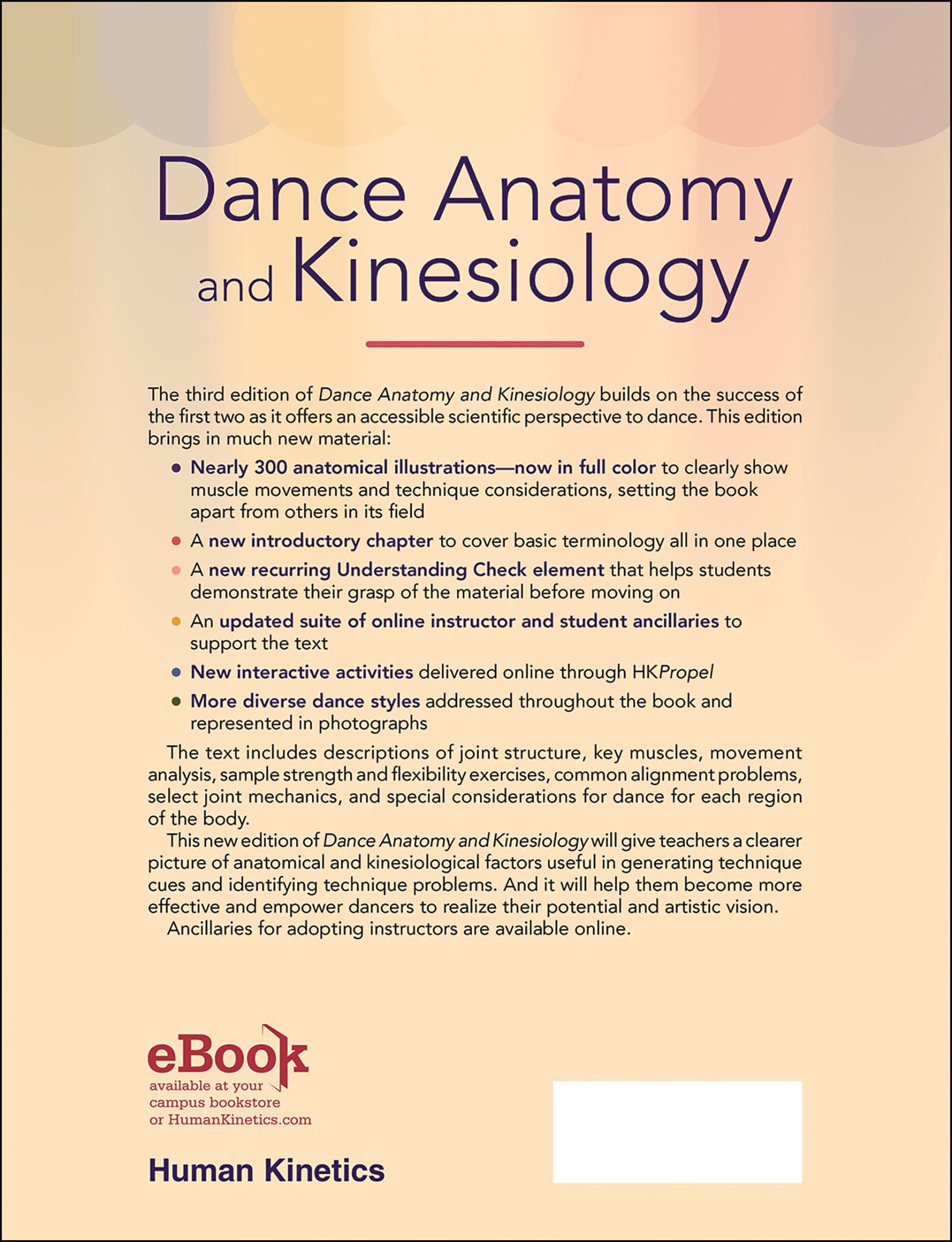 Dance Anatomy and Kinesiology