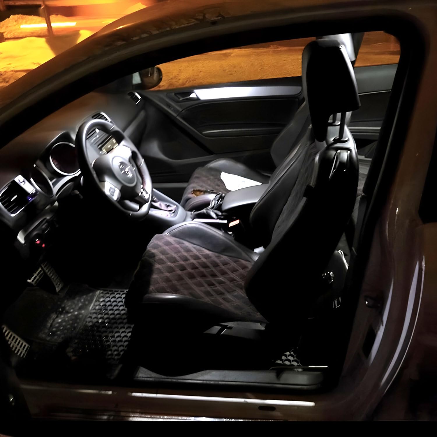 BMT xms Innenraumbeleuchtung Set für GOLF GTI 6 7 MK6 MK7 2008-2018, 6000K Kalt Weiß Kofferraumbeleuchtung, 11 Stück