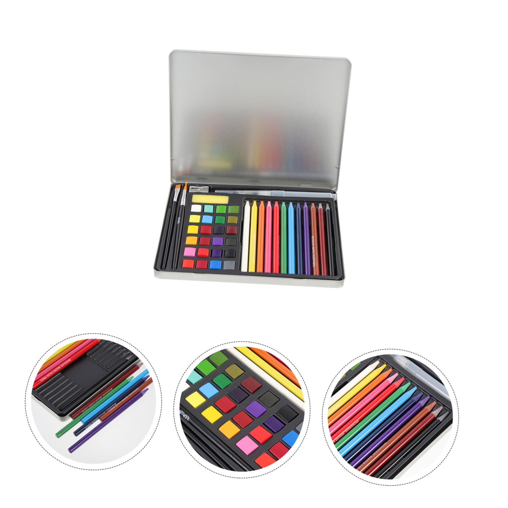 NUOBESTY Aquarellfarbe 1 Satz für Kinder und Lehrer, Tragbar, Leicht