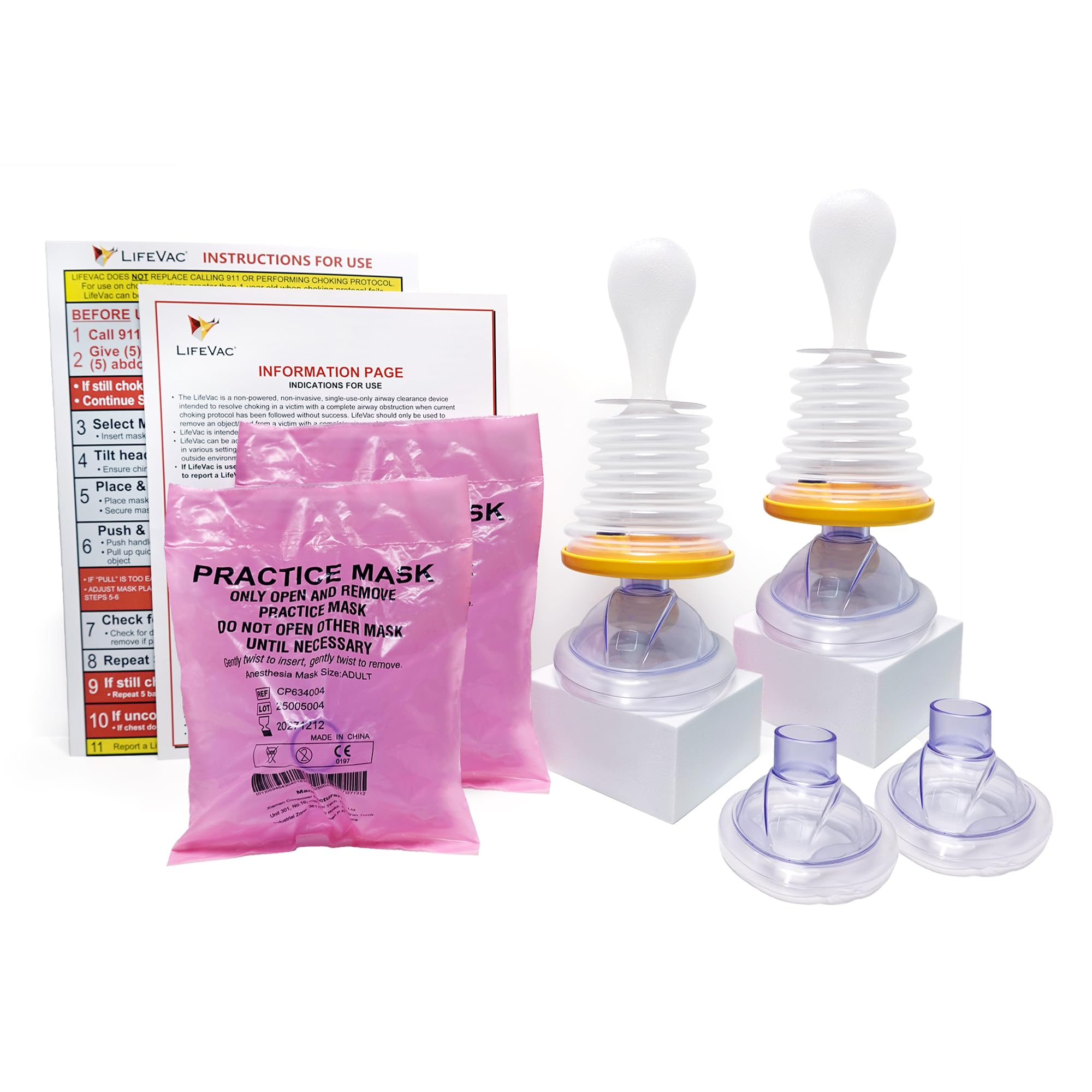 Amazon.com: LifeVac Home Kit 2 Pack - Portable Suction Rescue