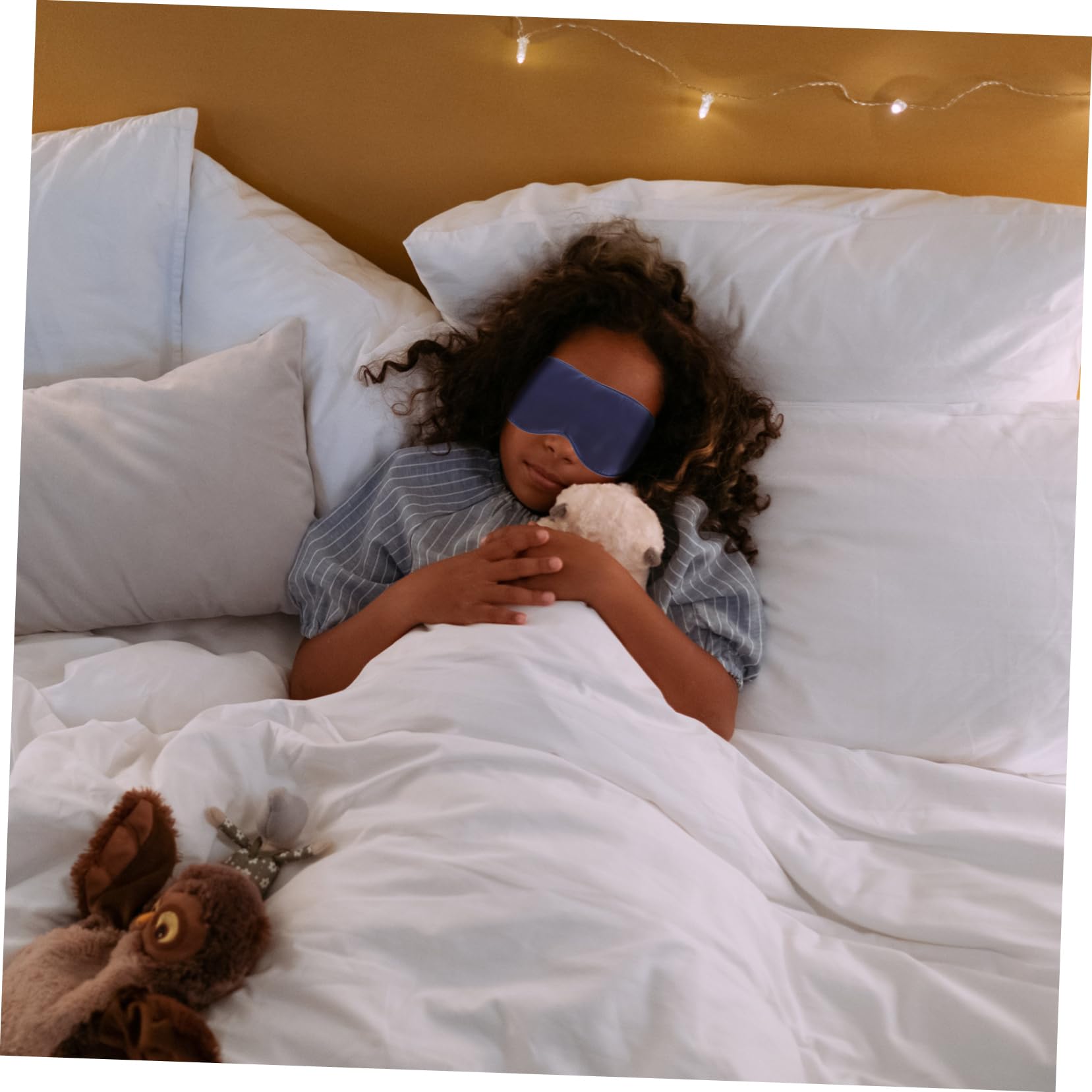 BESTYASH 3 Sätze Schlafmasken Erwachsene Verstellbare Augenmasken Aus Momme Lichtundurchlässige Schlafmasken Für Entspannende Nächte Und Reisen 2 Stück * 3