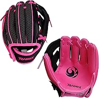 Vista 5 de PHINIX Guantes de béisbol para niños de Tee Ball y guantes de entrenamiento de 21.6 cm