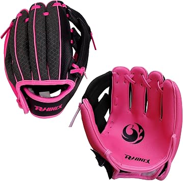 PHINIX Baseball Glove Tee Ball Mitts for Kids Play & Training 8.5"