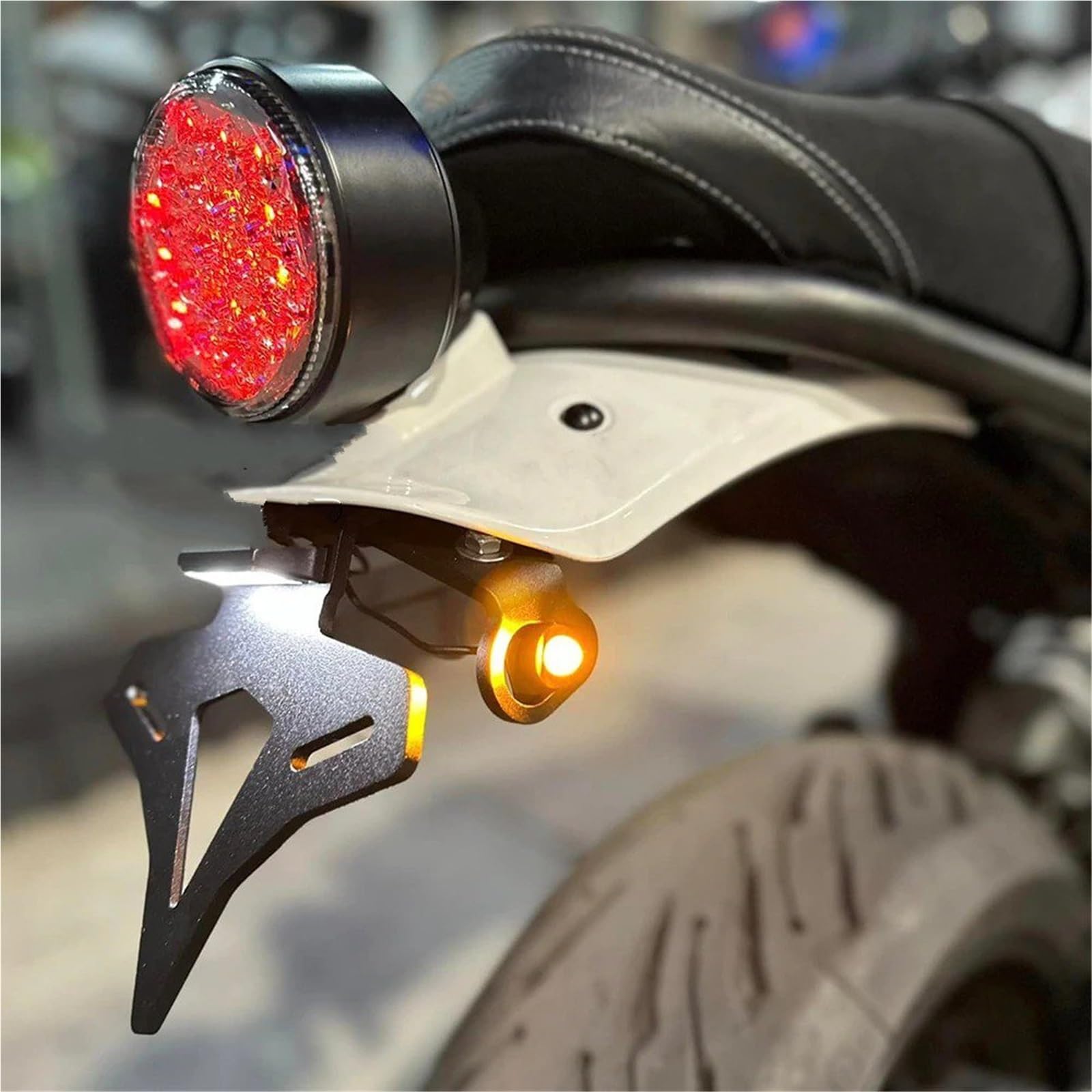 Per XSR900 2016-2021 Moto Posteriore Coda Corta Stock Porta Targa Contropunta Kit Staffa Telaio Moto Supporto Targa