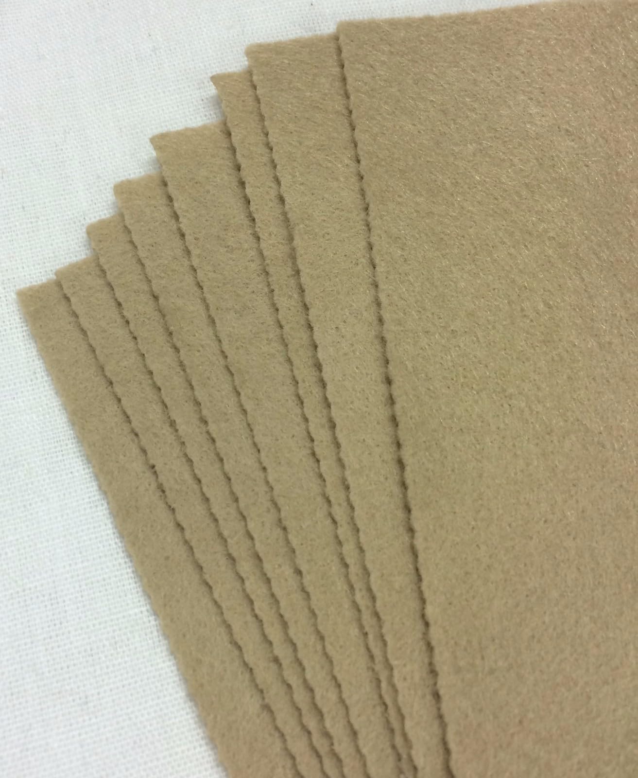celloexpress Felt Sheets for Crafting and Soft Toy Making 100% Acrylic Craft Felt 9" Squares (Stone, 1 Sheet)