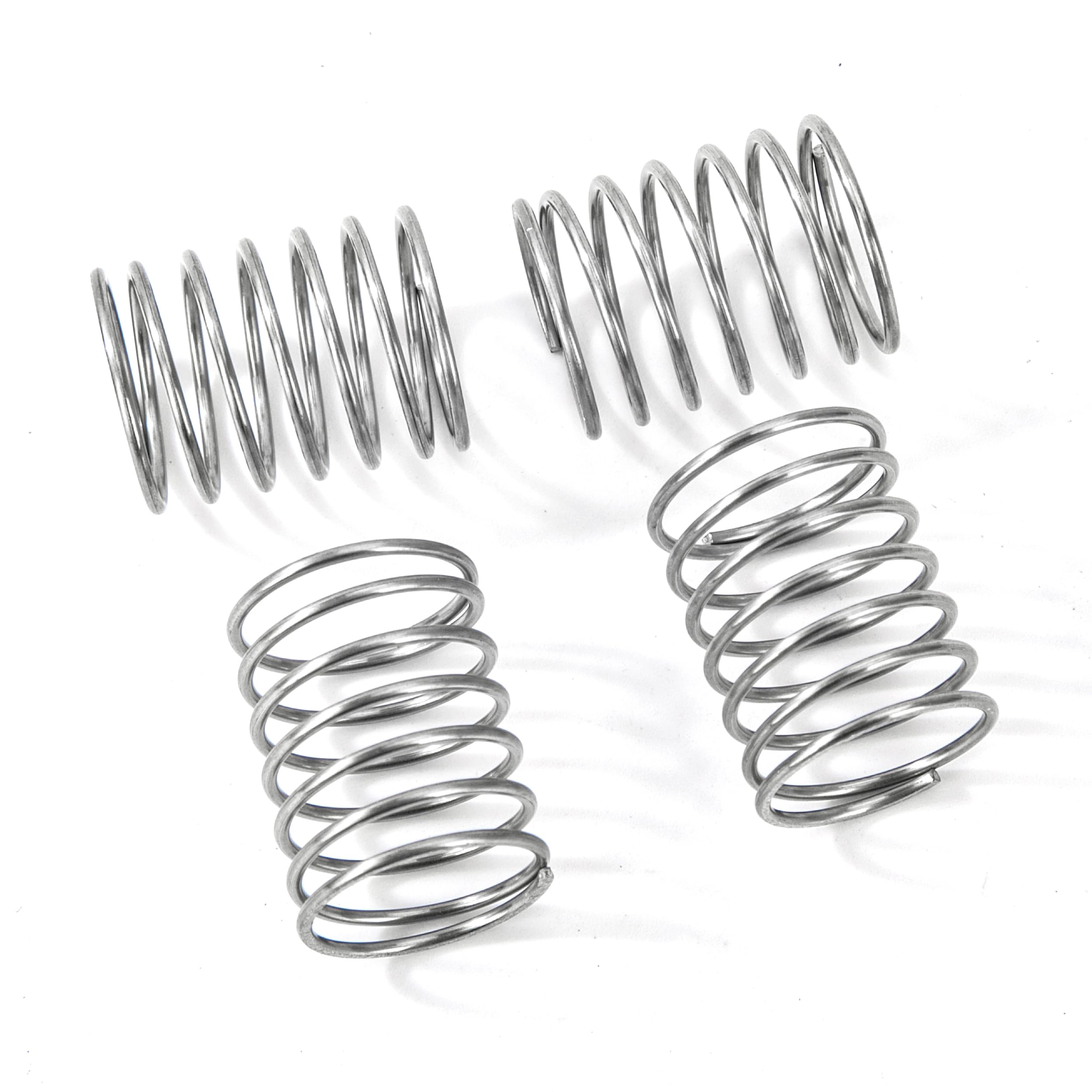 Sprężyny ściskające 20 mm sprężyna ze stali nierdzewnej 304 średnica drutu 1 mm średnica zewnętrzna 16 mm siła sprężyny 0,45 kg 4 sztuki