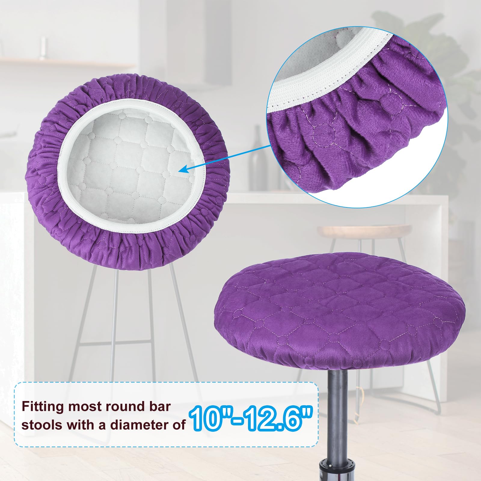 PATIKIL Stool Covers Round - Image 3