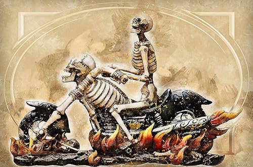 Posterazzi PDXFAS2306SMALL Hells Angels Ronald Bolokofsky - Póster impreso, 23.6 x 11.8 in, multicolor