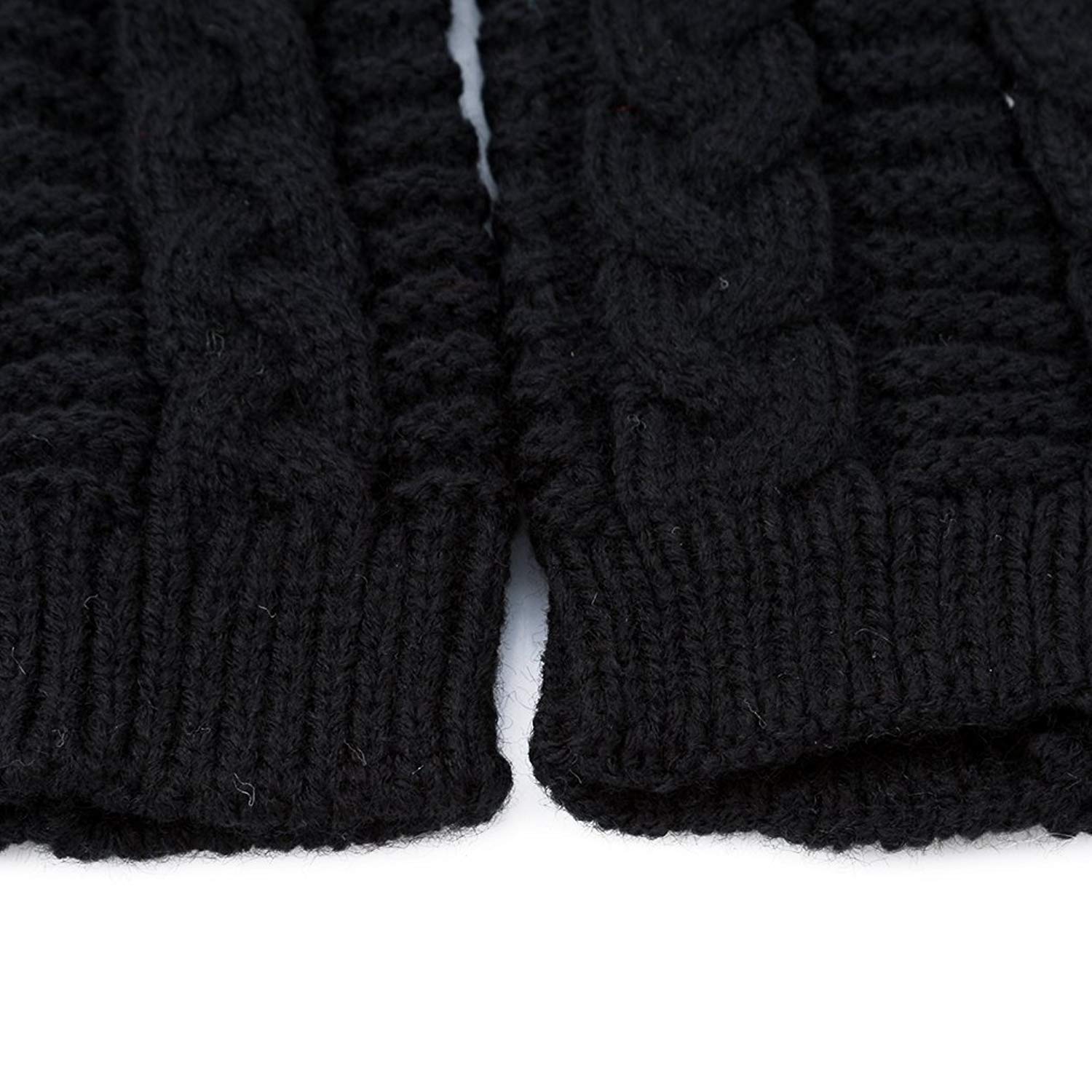 Unisex-Dorosłe Rękawiczki Dzianinowe Rękawiczki Zimowe Ocieplacze Na Ręce Solidne Damskie Proste Efektowne Kolory Outdoor Winter Warm Rękawiczki Bez Palców/Colour/8#