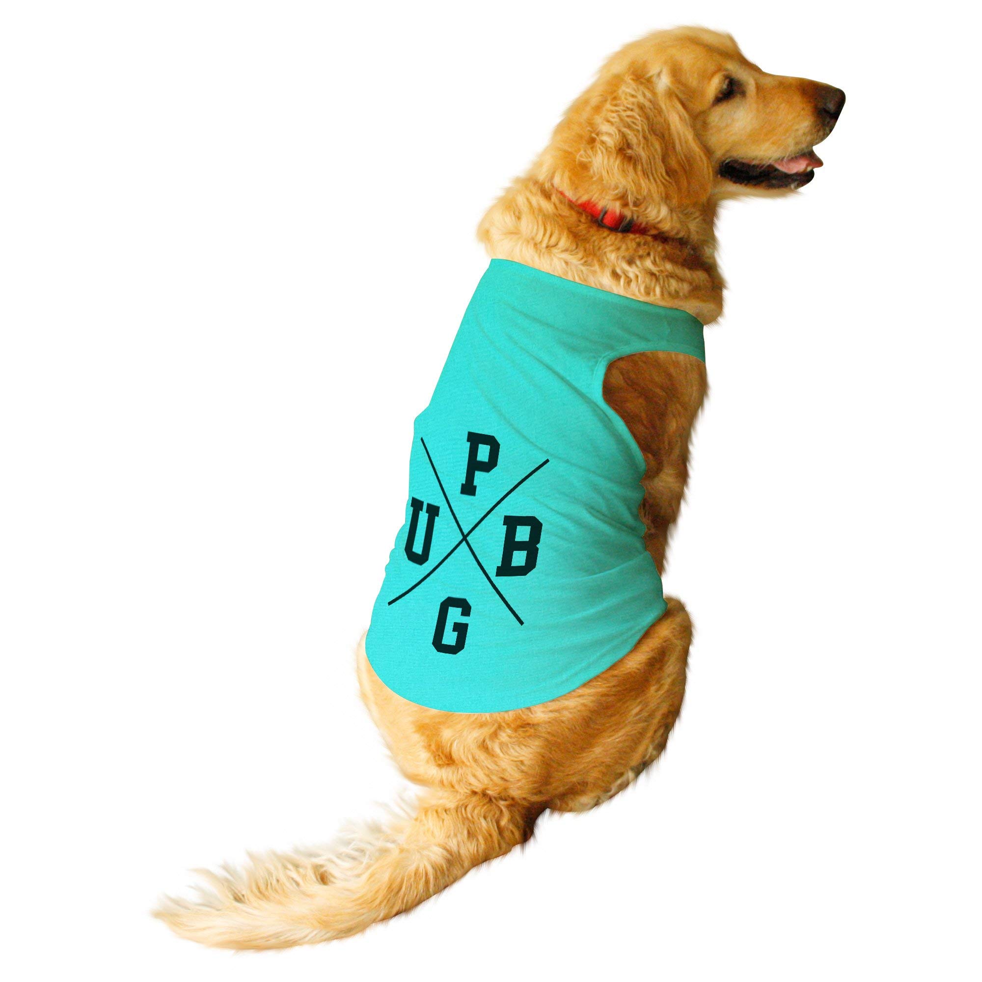 Ruse. Dogs Pet PUBG Round Neck Sleeveless Vest Tank T-Shirt/Tees (Aqua Green, XX-Small) (B07R5B7LC8) Amazon Price History, Amazon Price Tracker
