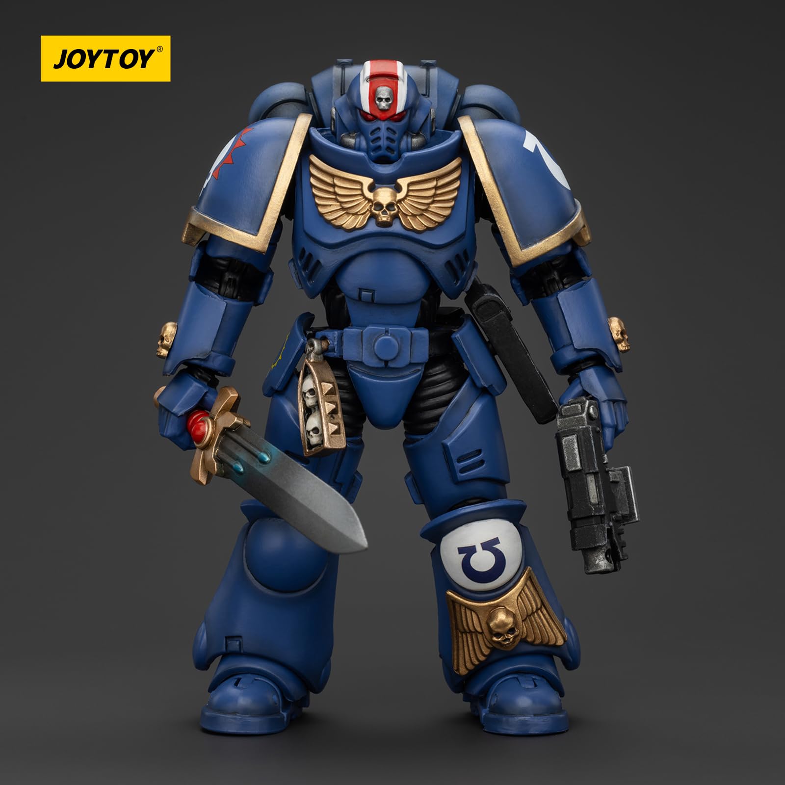 JOYTOY Warhammer 40k Ultramarines Heroes of the Chapter Primaris Lieutenant Erastus 1/18 Action Figure Collect And Display Model - Image 2