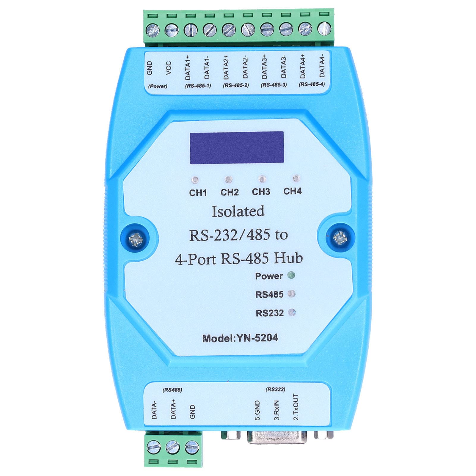 Buy RS485 Hub Thunder Surge Protection Optical Isolation Status