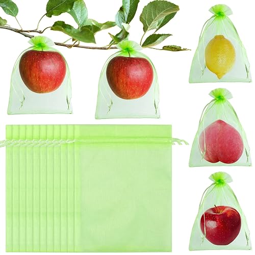 Morcheiong 60Pcs Protection Bags 6" x 8", Reusable Netting for