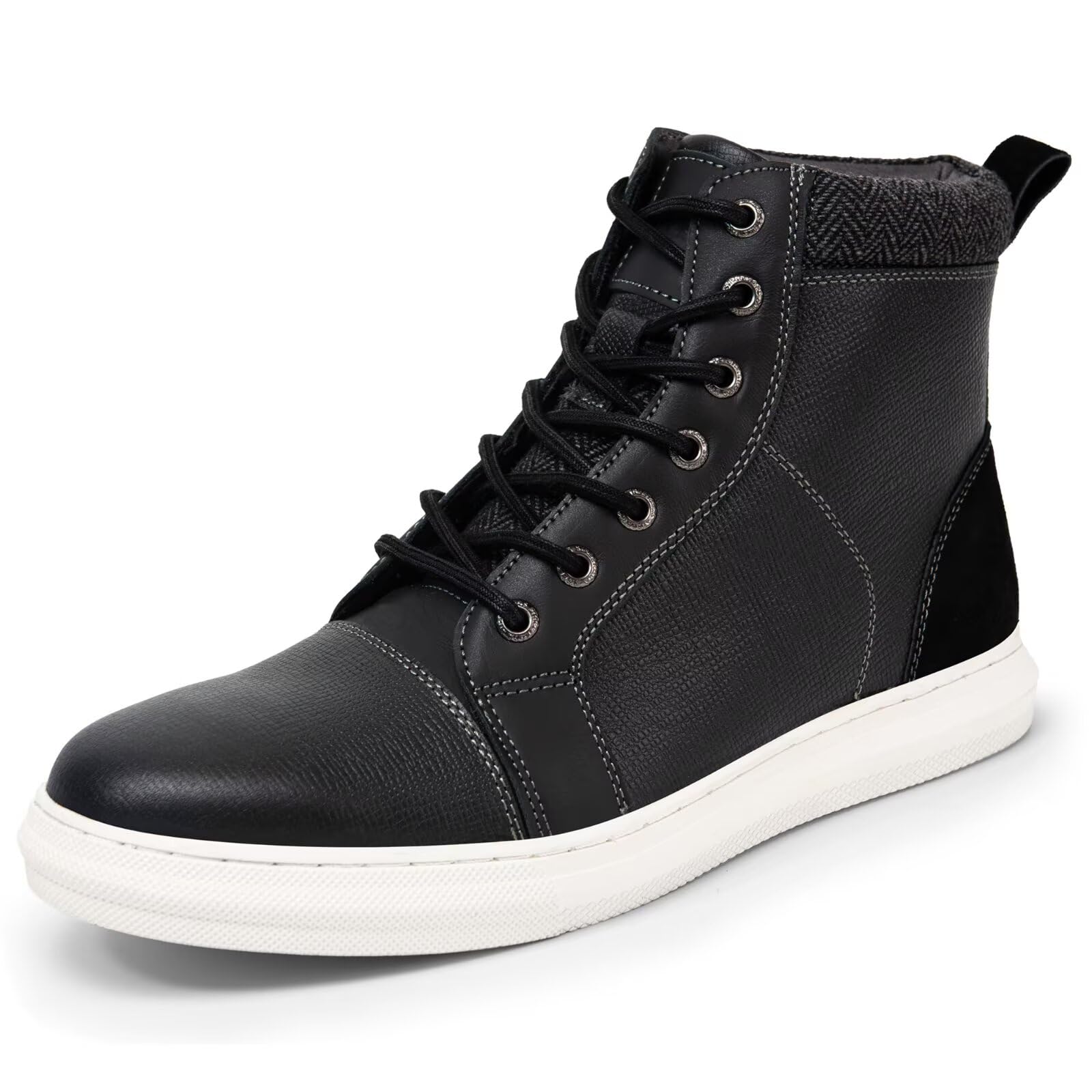 Arkbird Casual Sneaker Boots High-Top Leather Chukka Shoes for Men