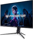 Acer Predator X 31.5 inch 4K Gaming Monitor 80 cm (31.5 Zoll), OLED, 240Hz, HDR1000, 2xHDMI (2.1) + 1xDP (1.4), Lautsprecher, H?henverste (UM.JXXEE.501) - 3