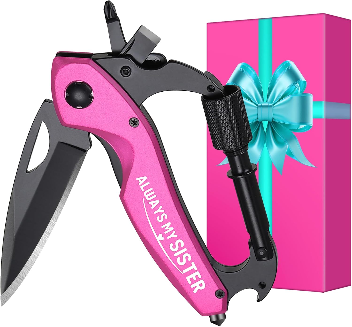 Gifts for Sister, Sister Gifts for Women, Multitool, Sisters Christmas Birthday Gift Ideas, ALWAYS MY SISTER Gift
