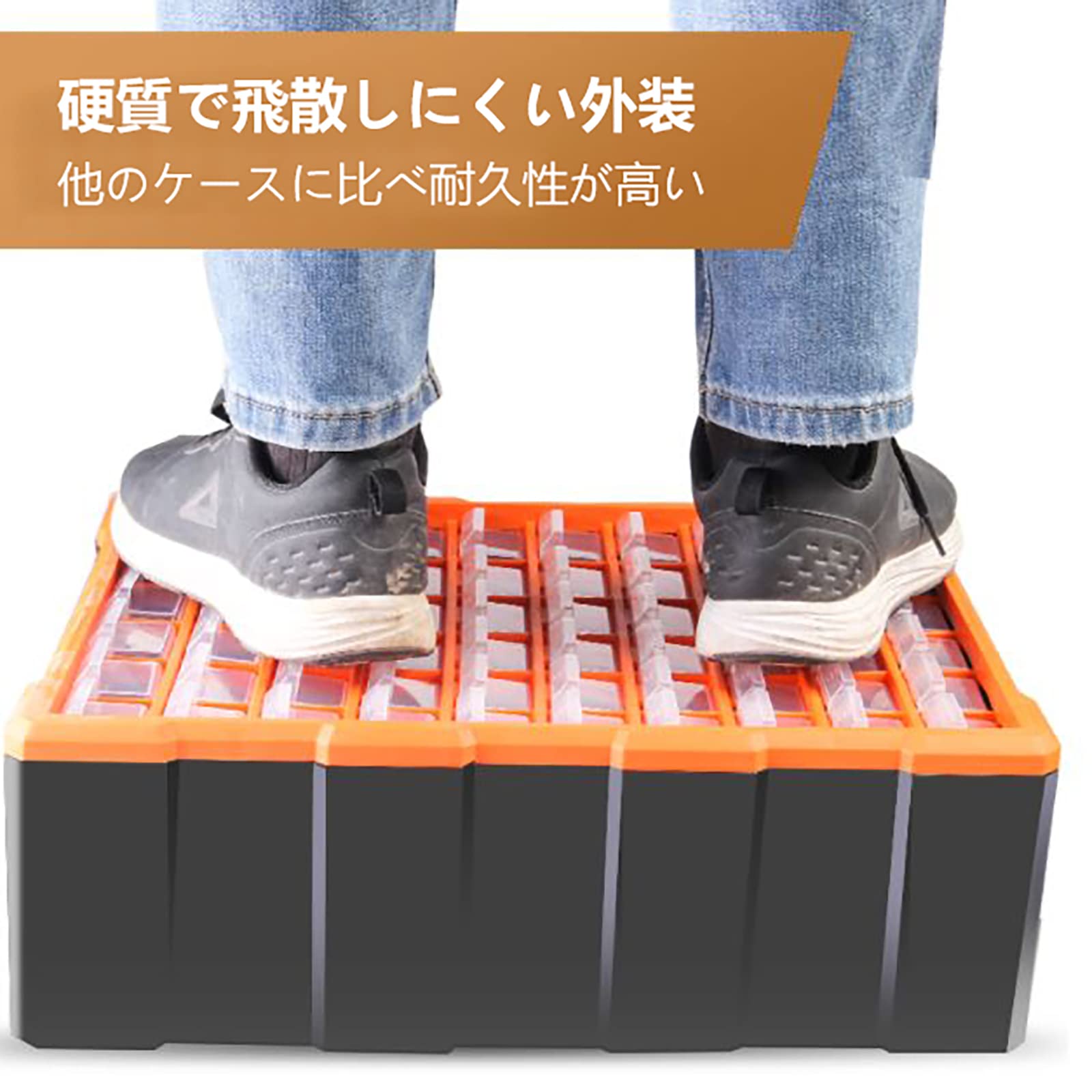 Amazon.co.jp: 39 グリッド パーツキャビネット TOPIND パーツ収納