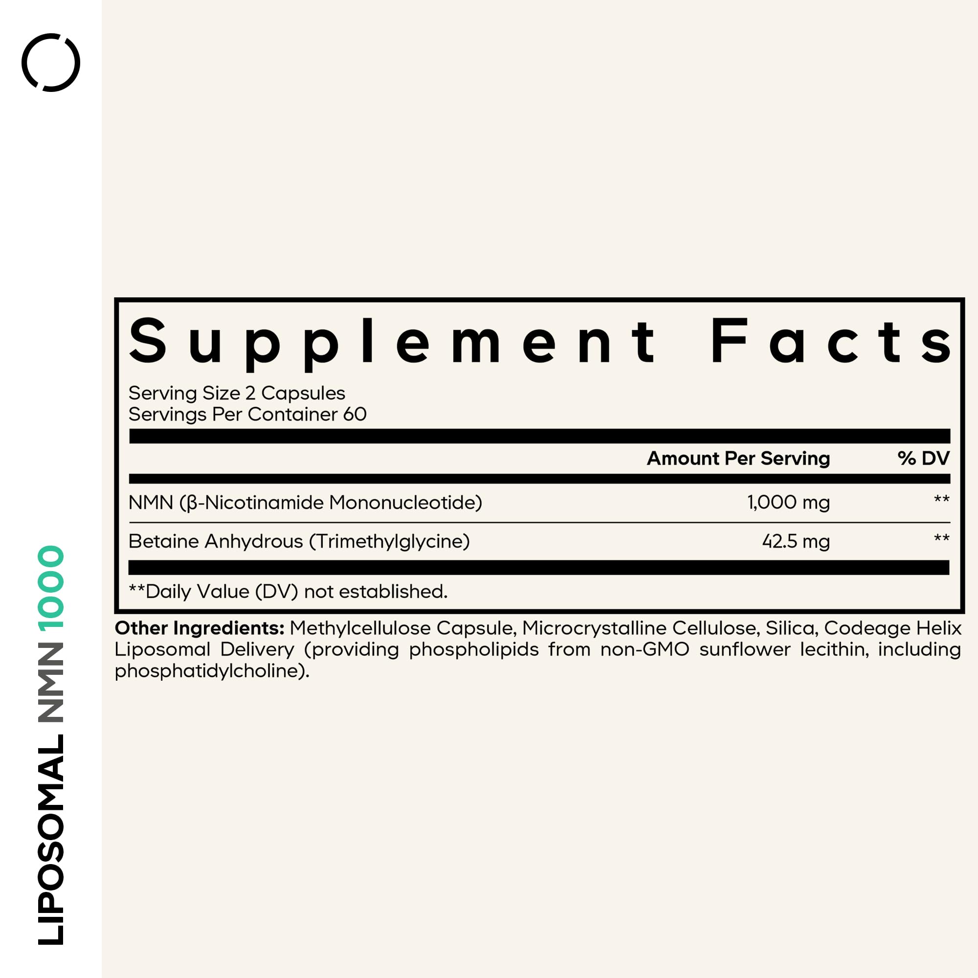 Codeage Liposomal NMN 1000mg Supplement - 120 Capsules — Amazon image 2