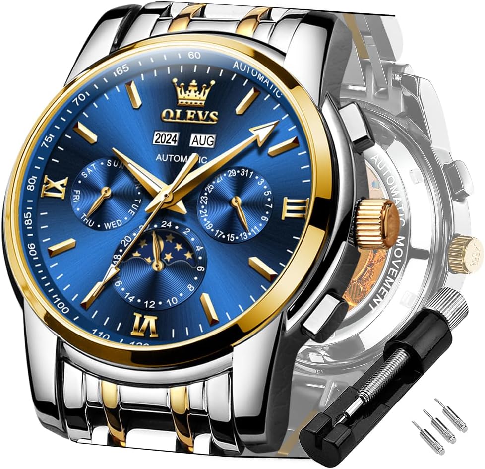 Ladies Luxury Gold Silver Stainless Steel Quartz Watch Waterproof Date