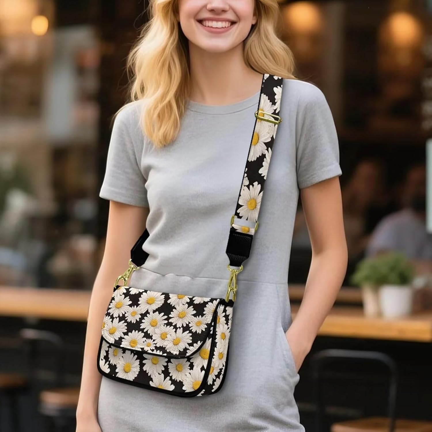 Shoulder Bag Small Fashion Leather Crossbody Handbag Women Tropical Cruise Purse Wallet Satchel Bag Clutch Purse