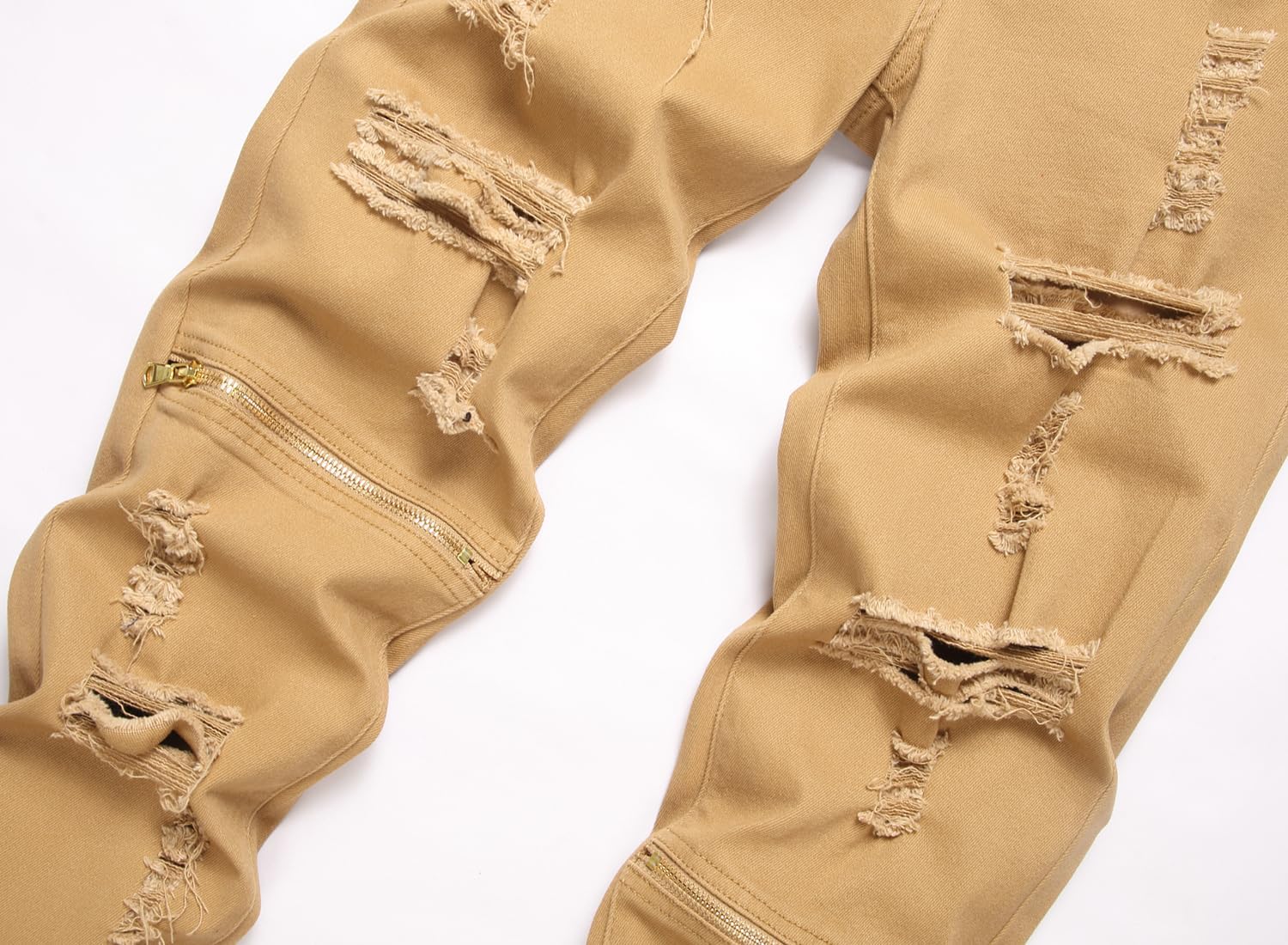 RXXKKK Men's Slim Fit Washed Flex Ripped Pant - Image 2