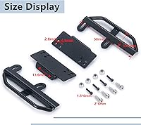 Vista 4 de MORLORDY RC Rock Rails pedal lateral placa de pie placa de pie toboganes de roca para 1/24 RC Crawler Accesorios de coche SCX24 actualizaciones