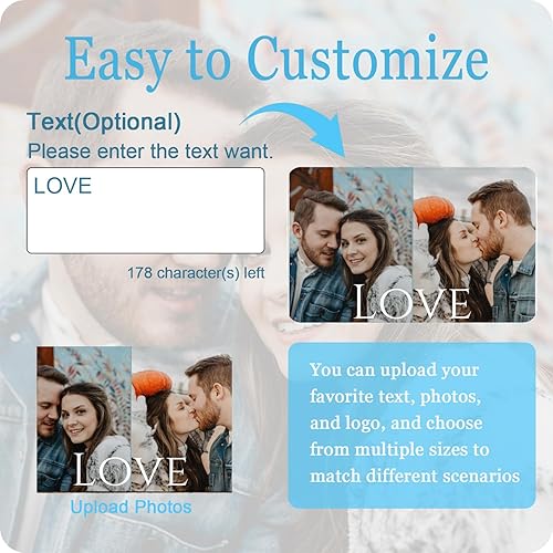Miniatura 3 de Tapete personalizado para puerta con imagen, logotipo, nombre, texto, antideslizante, lavable, personalizado, rectangular, tapete para suelo de