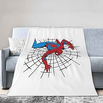 Amazon｜毛布 ブランケット スパイダーマン ひざ掛け フランネル