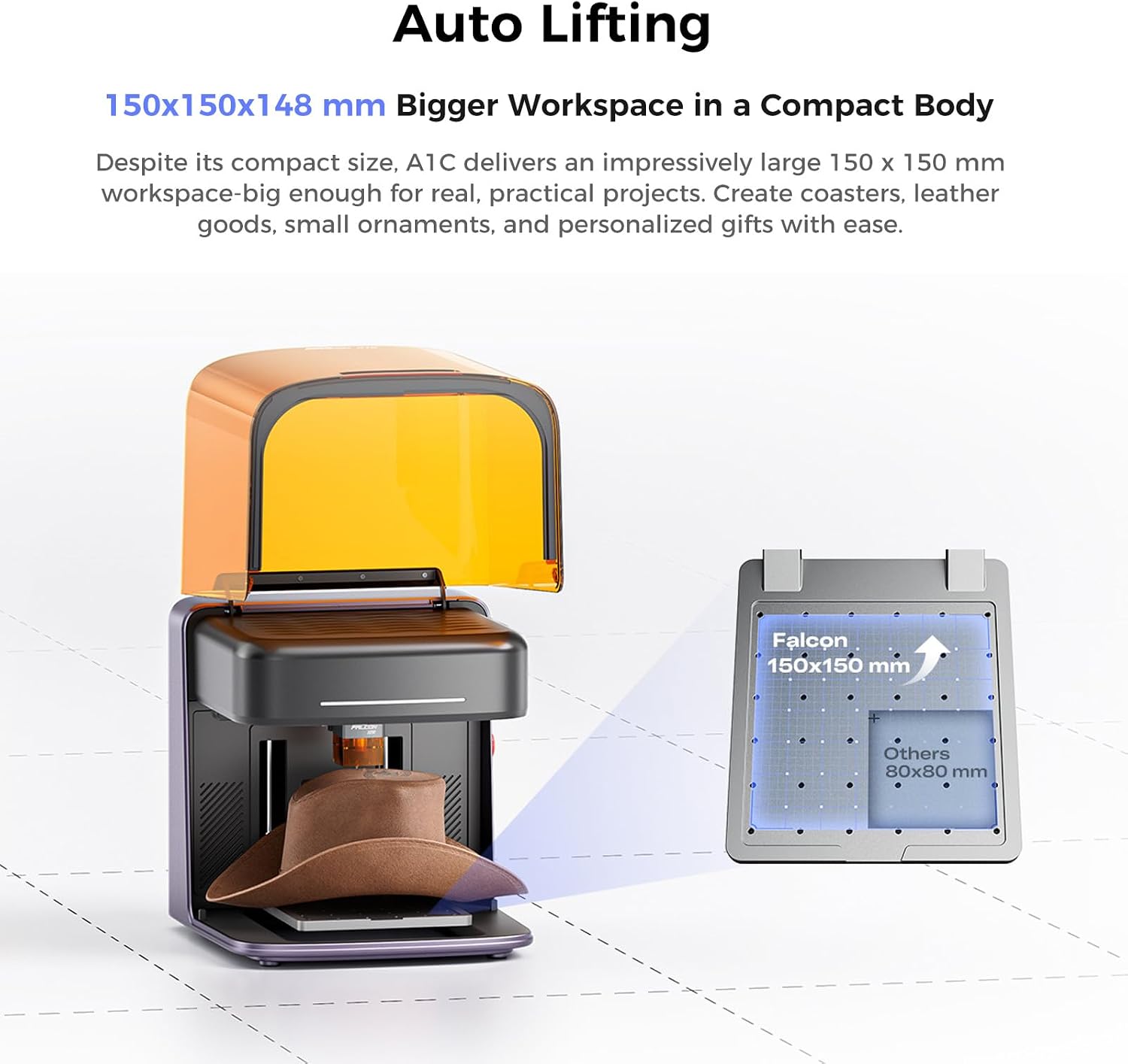 Creality A1C 5W Laser Engraver, Mini Desktop Laser Cutter for Beginners