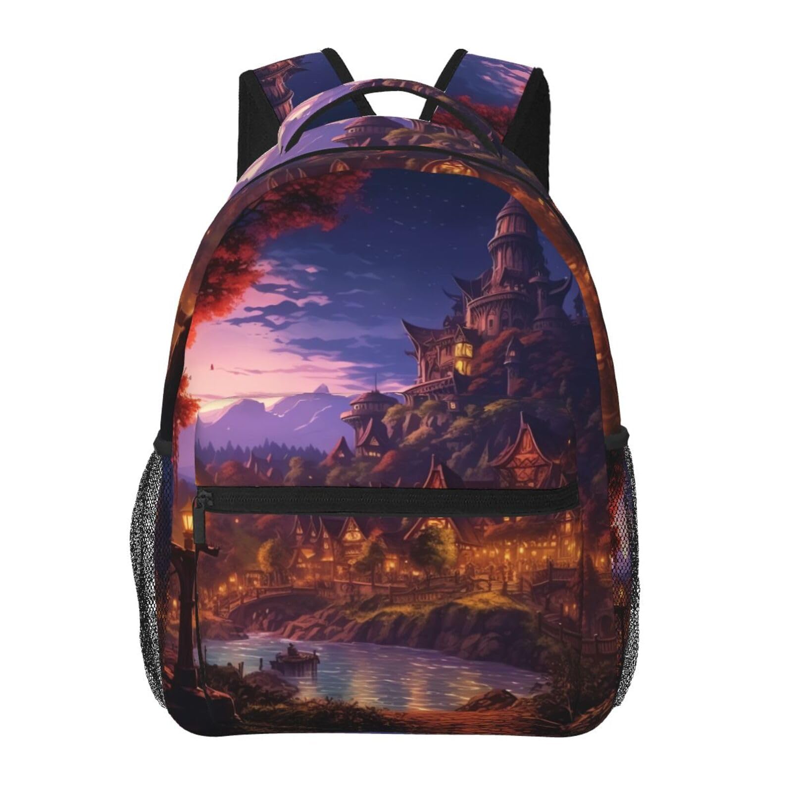 Sac à dos voyage ordinateur portable léger et ergonomique Fantasy Town - 7