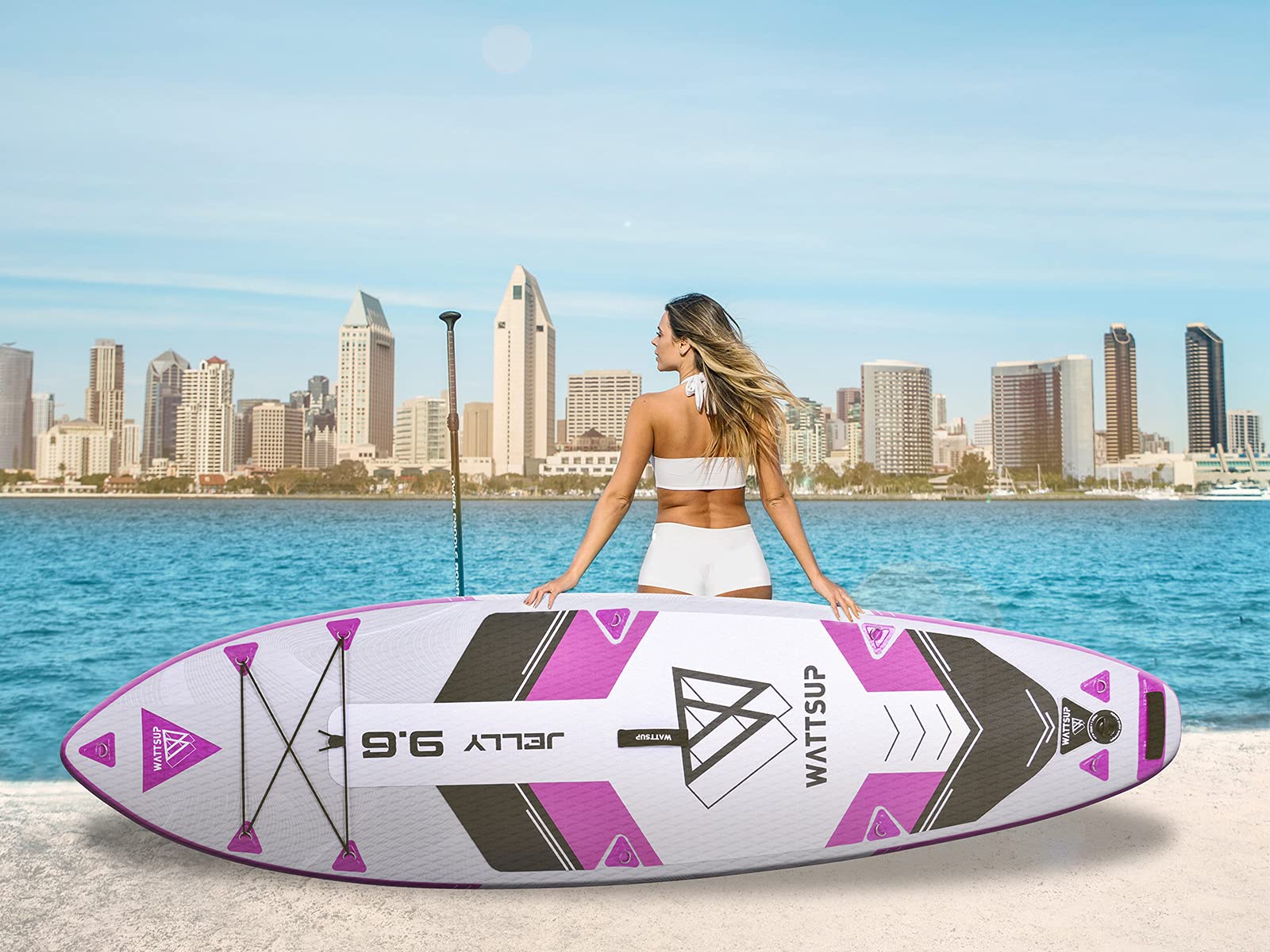 SUP WattSup Tavola gonfiabile Stand Up Paddle Board | Tavola da surf per principianti ed esperti con accessori