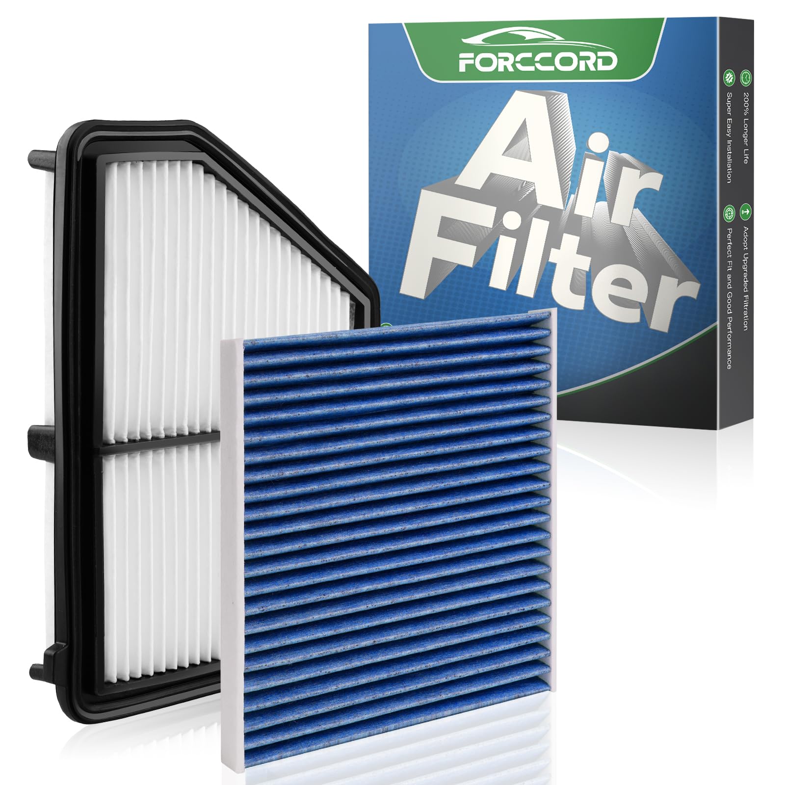 Cabin &amp; Engine Air Filter Kit for Honda Civic (2.0L Gas) 2016-2025 2026