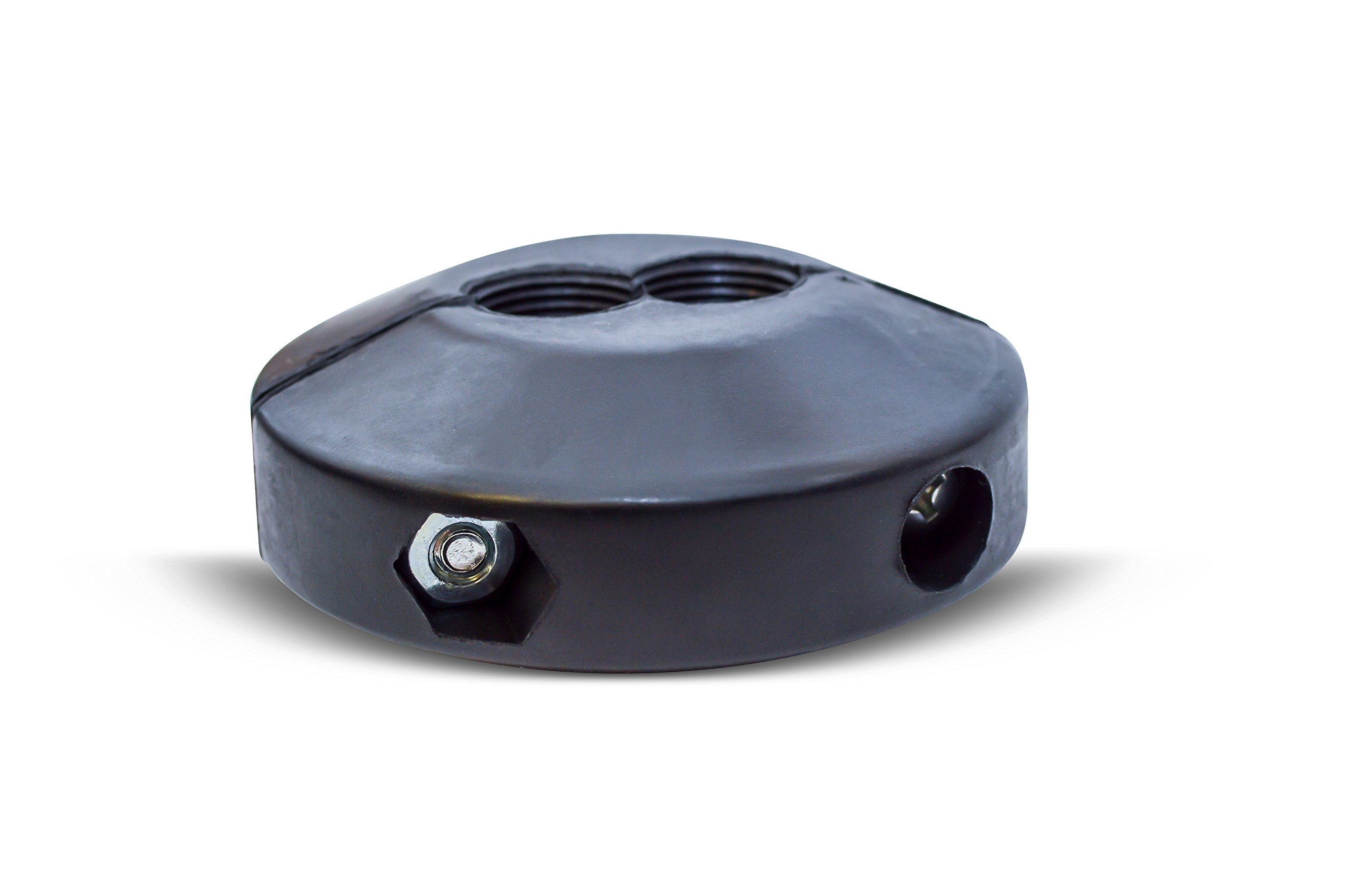 Coxreels 635 Medium Pressure Dual Hose Ball Stop for Spring Driven Reel,Black 3/8