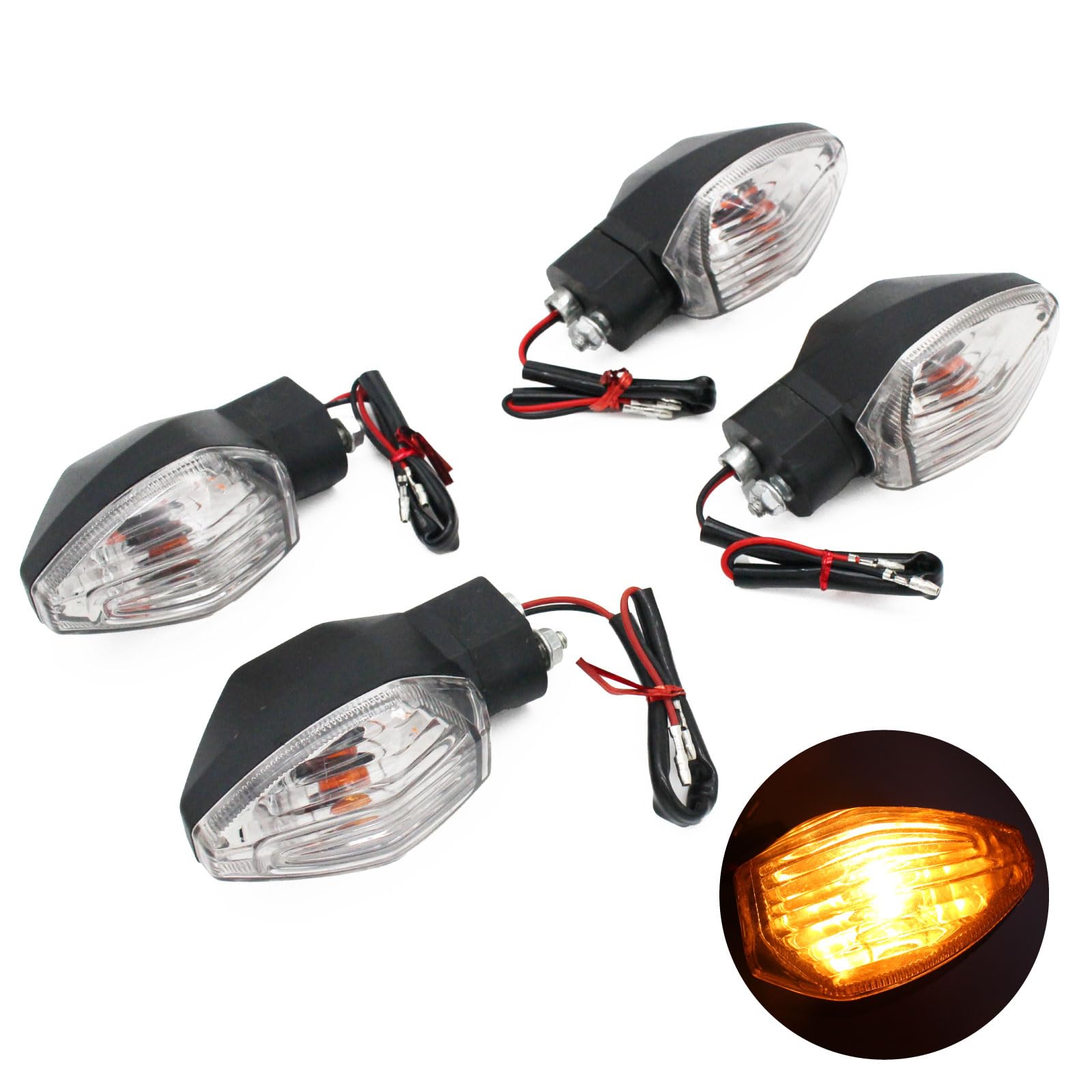 Amazon | CBR954 CB400SF CB1300SF 対応 クリア ウィンカー 4個セット