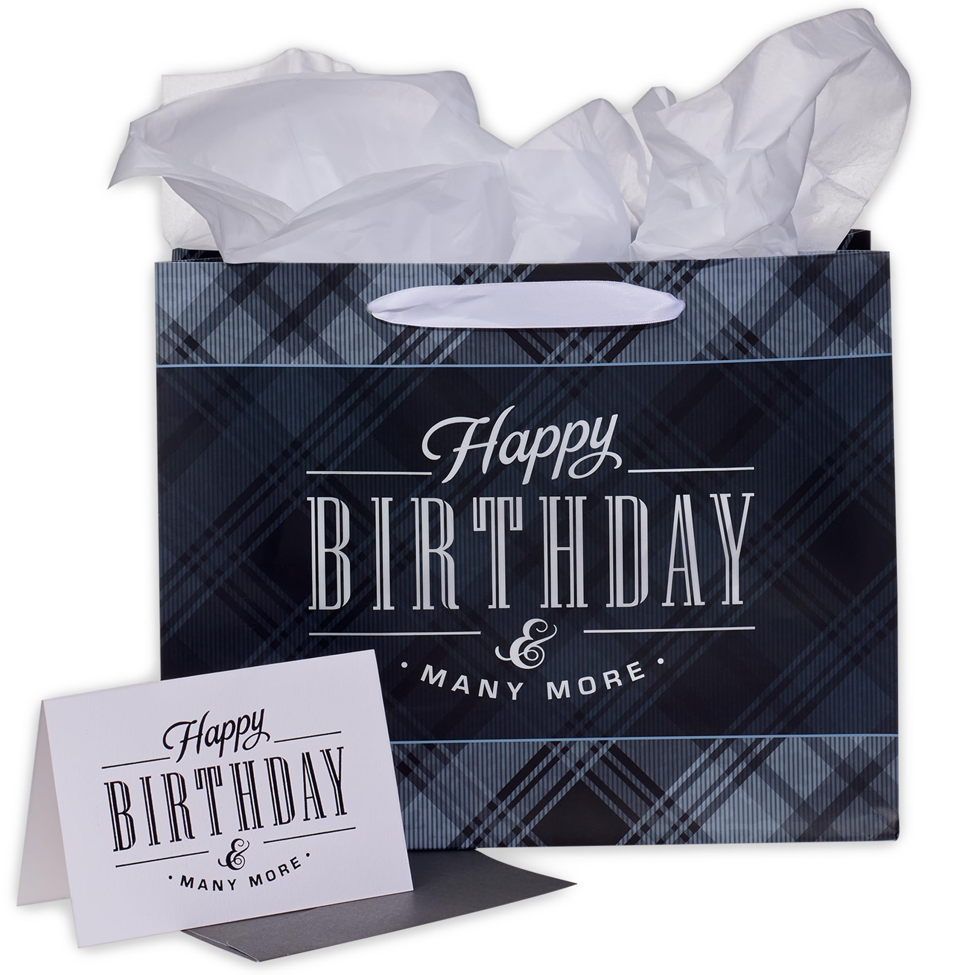 Christian Art Gifts Large Birthday Gift Bag with Card & Tissue Paper — image 1