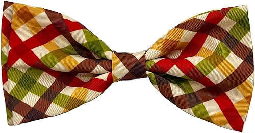 Huxley & Kent - Corbatín para mascotas para perros y gatos - Collar ajustable de gancho y bucle para otoño - Accesorio lindo y cómodo para fiestas y