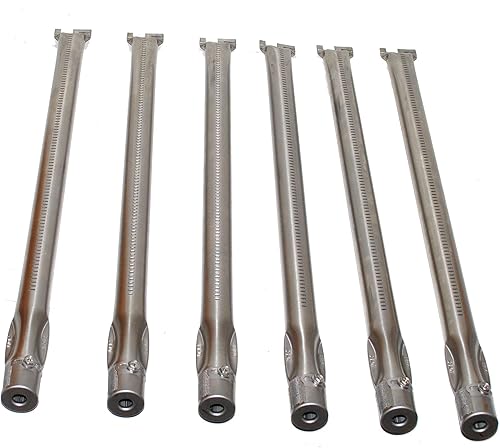 Weber 67554 Juego de 6 tubos de quemador para Summit 600 Series Modelo años 2007 y más recientes.